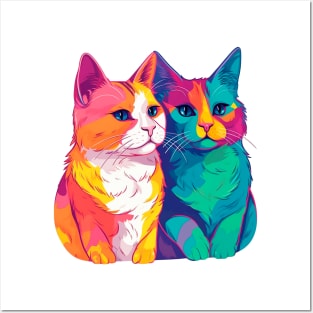 Pride Cute Cats Posters and Art